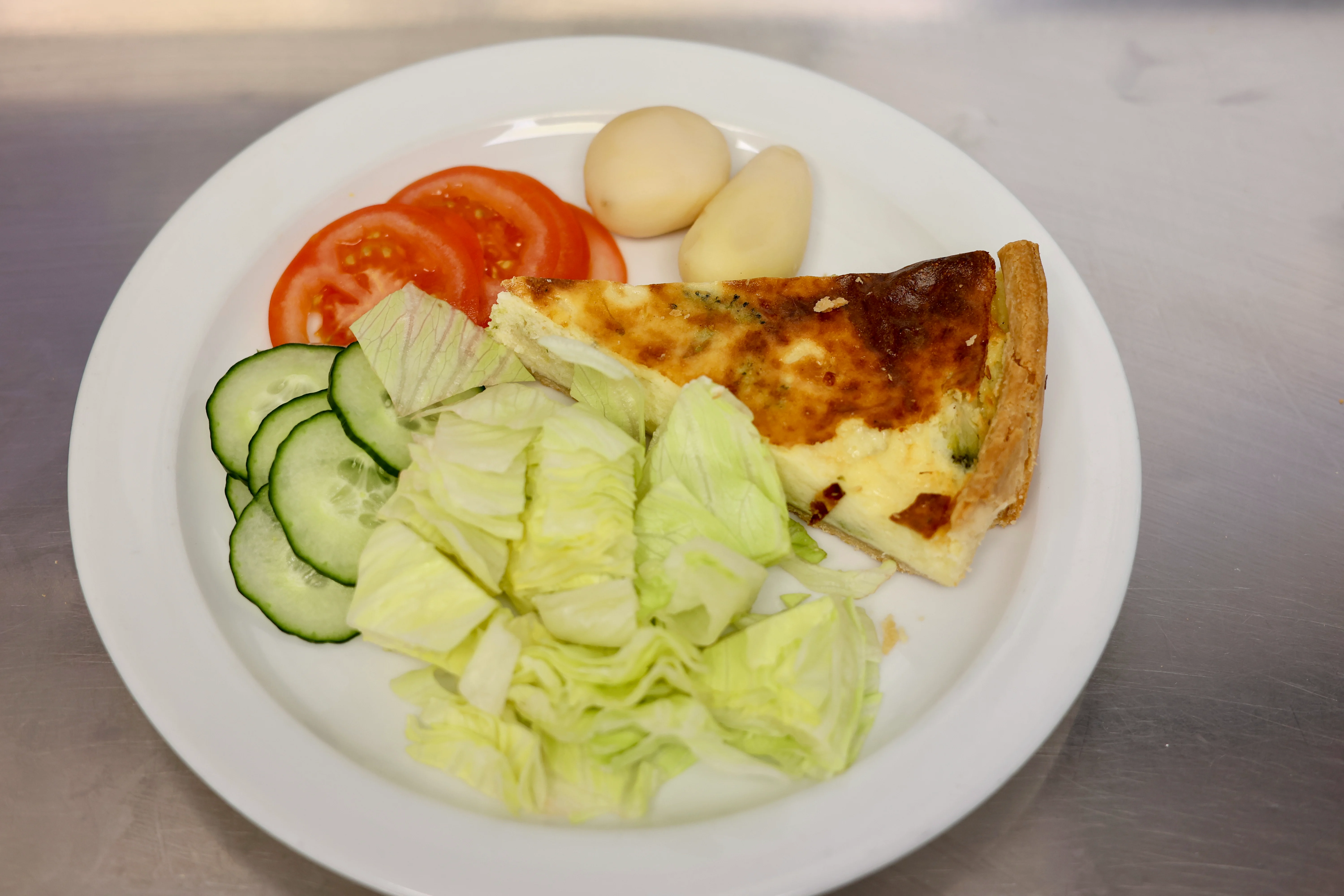 Quiche & Salad