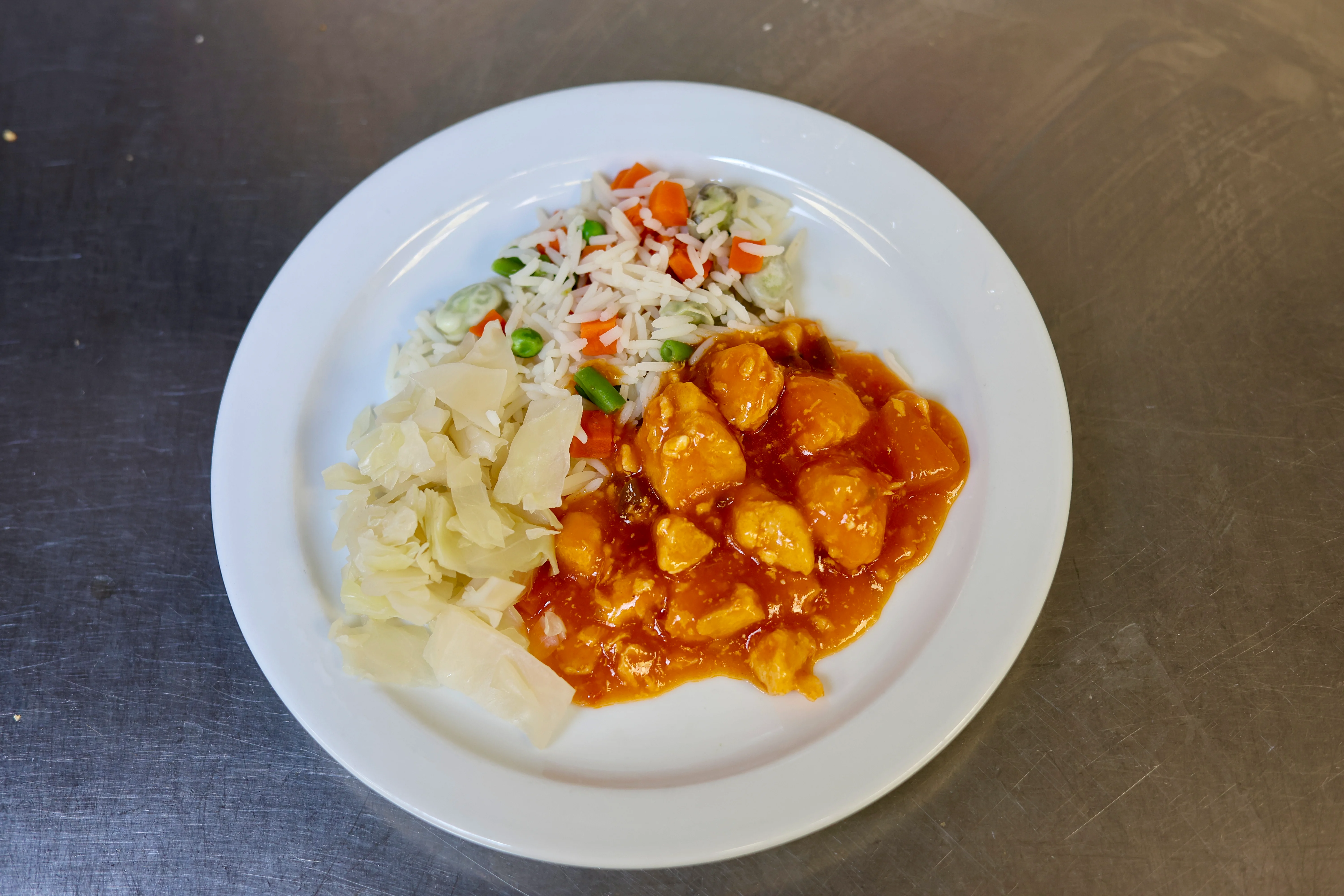 Sweet & Sour chicken + Rice